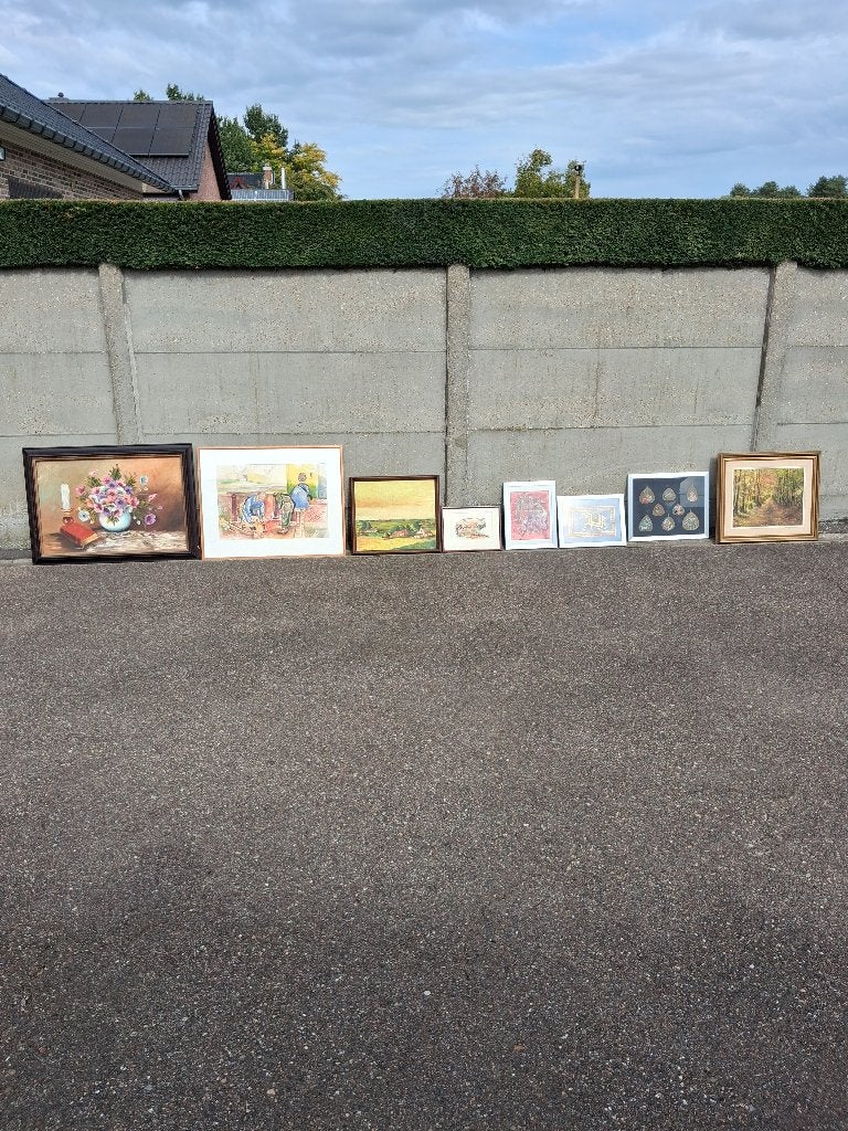 Schilderijen partij, Antiek en Kunst, Ophalen