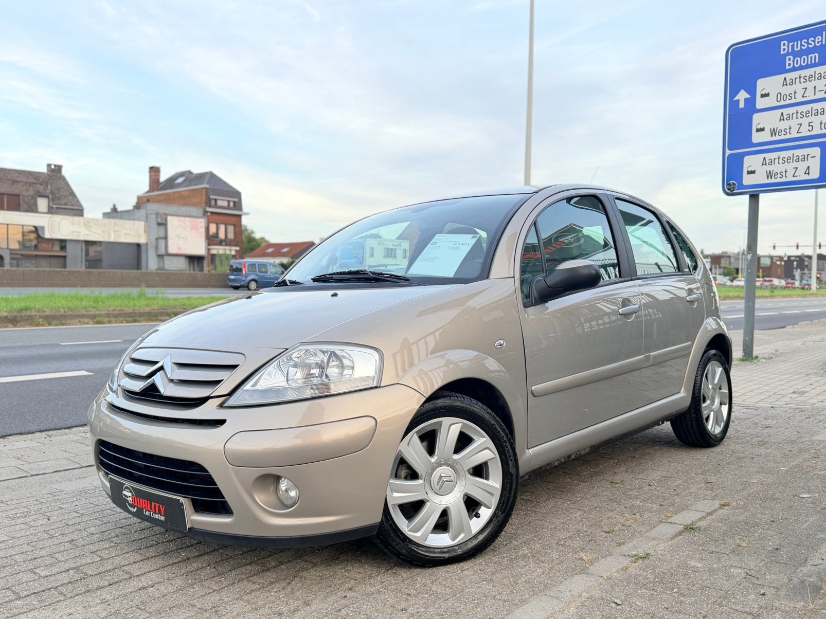 Citroen C3 Exclusive 1.6i Automaat 050000km Airco Parksen., Autos, Achat, Entretenue par le concessionnaire, Beige, Automatique