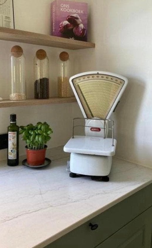 vintage Berkel winkelweegschaal, Ophalen, Zo goed als nieuw, Winkelweegschaal