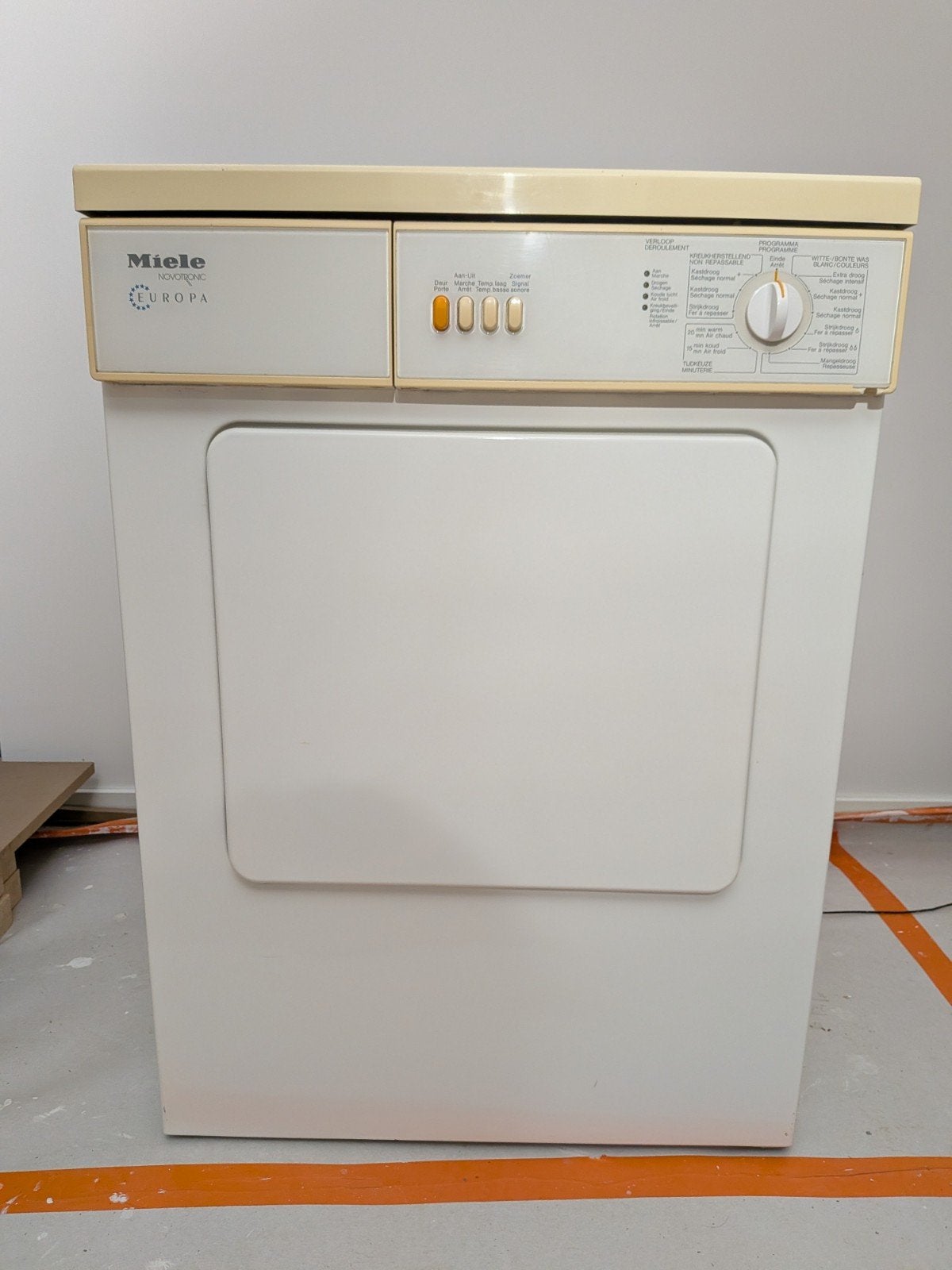 Droogkast Miele, Elektronische apparatuur, Ophalen