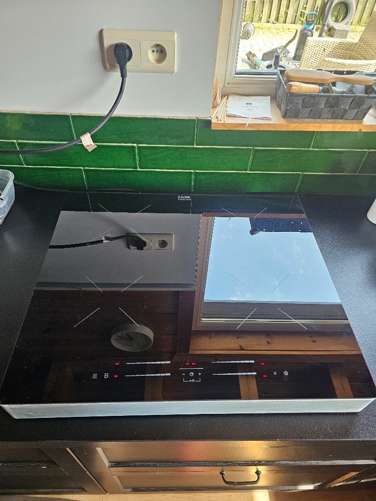 ETNA KIV264RVS vrijstaande inductie kookplaat 59cm, Elektronische apparatuur, Kookplaten, Ophalen, Gebruikt, 4 kookzones, Inductie