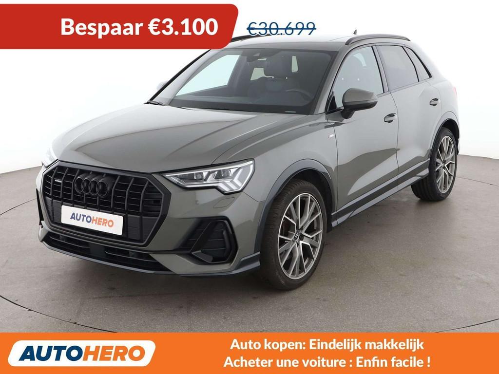 Audi Q3 45 TFSI quattro S Line (automatique), Autos, Audi, Cuir, Argent ou Gris, Achat, 207 g/km