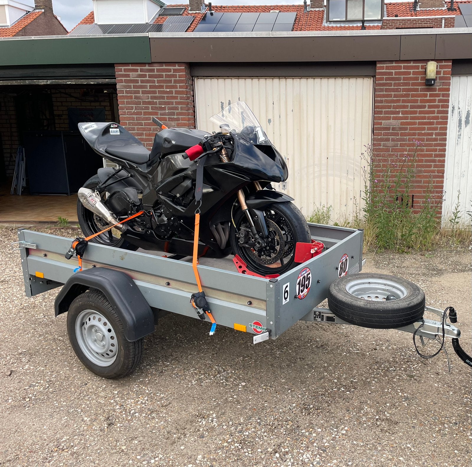 Aanhanger remorque nette staat, Auto diversen, Aanhangers en Bagagewagens, Ophalen, Zo goed als nieuw