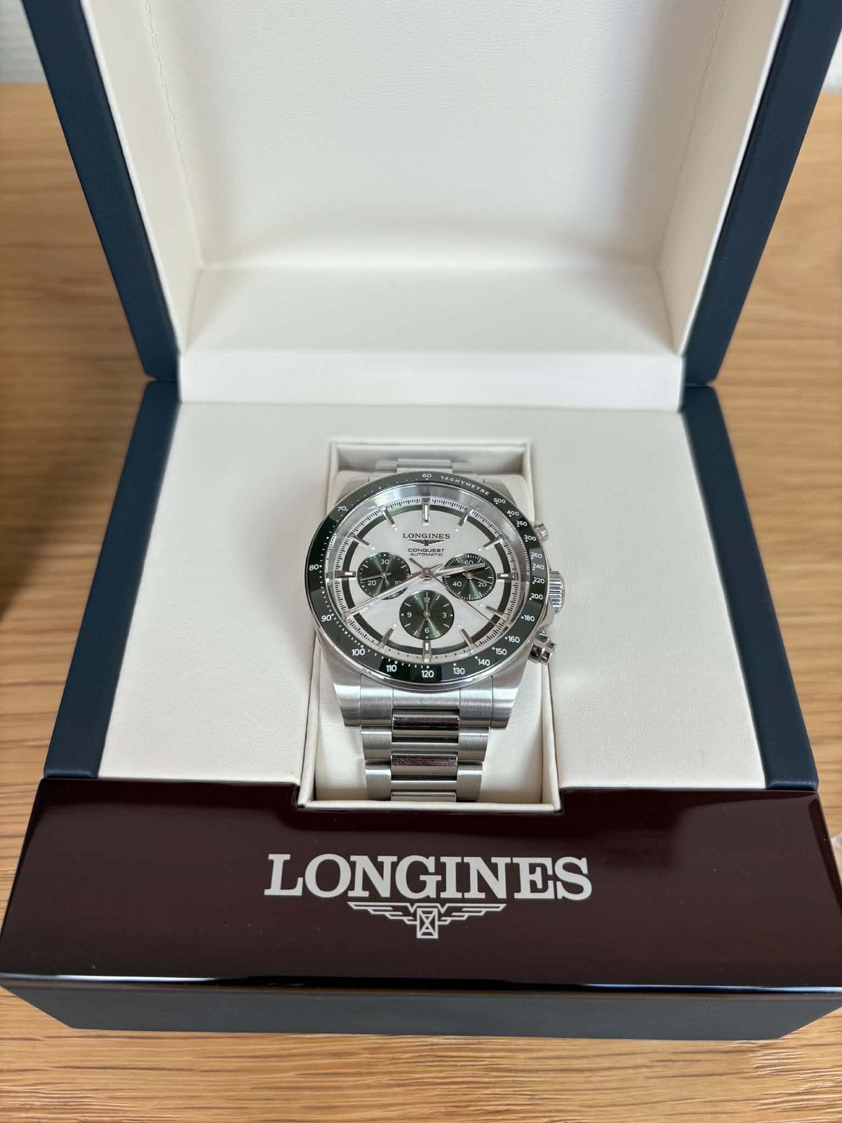 Longines Conquest Chronograph Automatic, Enlèvement, Comme neuf