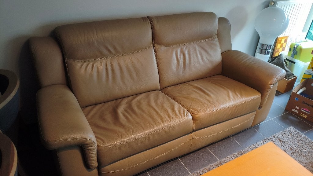 Lederen zetel, Enlèvement, Utilisé, Cuir