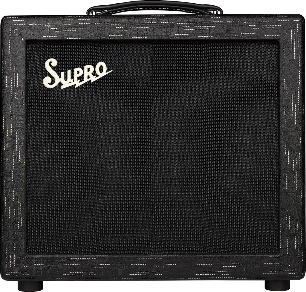 Supro Amulet 1x10 zwart op zwart, Muziek en Instrumenten, Versterkers | Bas en Gitaar, Zo goed als nieuw, Gitaar, Minder dan 50 watt