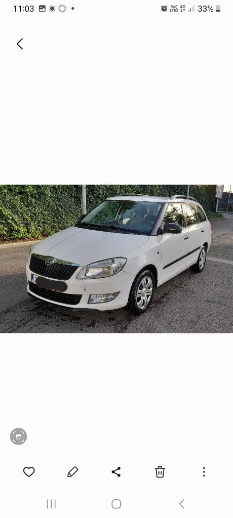 Skoda fabia 1.2 essence prete a immatriculle, Autos, Achat, Boîte manuelle, 5 portes, Particulier