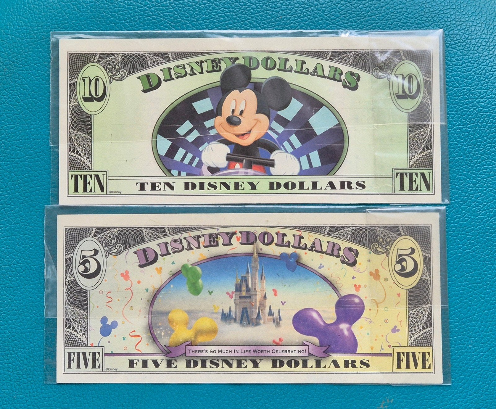 2 FDC    Bankbiljetten  5 en 10 Dollars  DISNEY, Timbres & Monnaies, Enlèvement ou Envoi, Amérique du Nord, Série