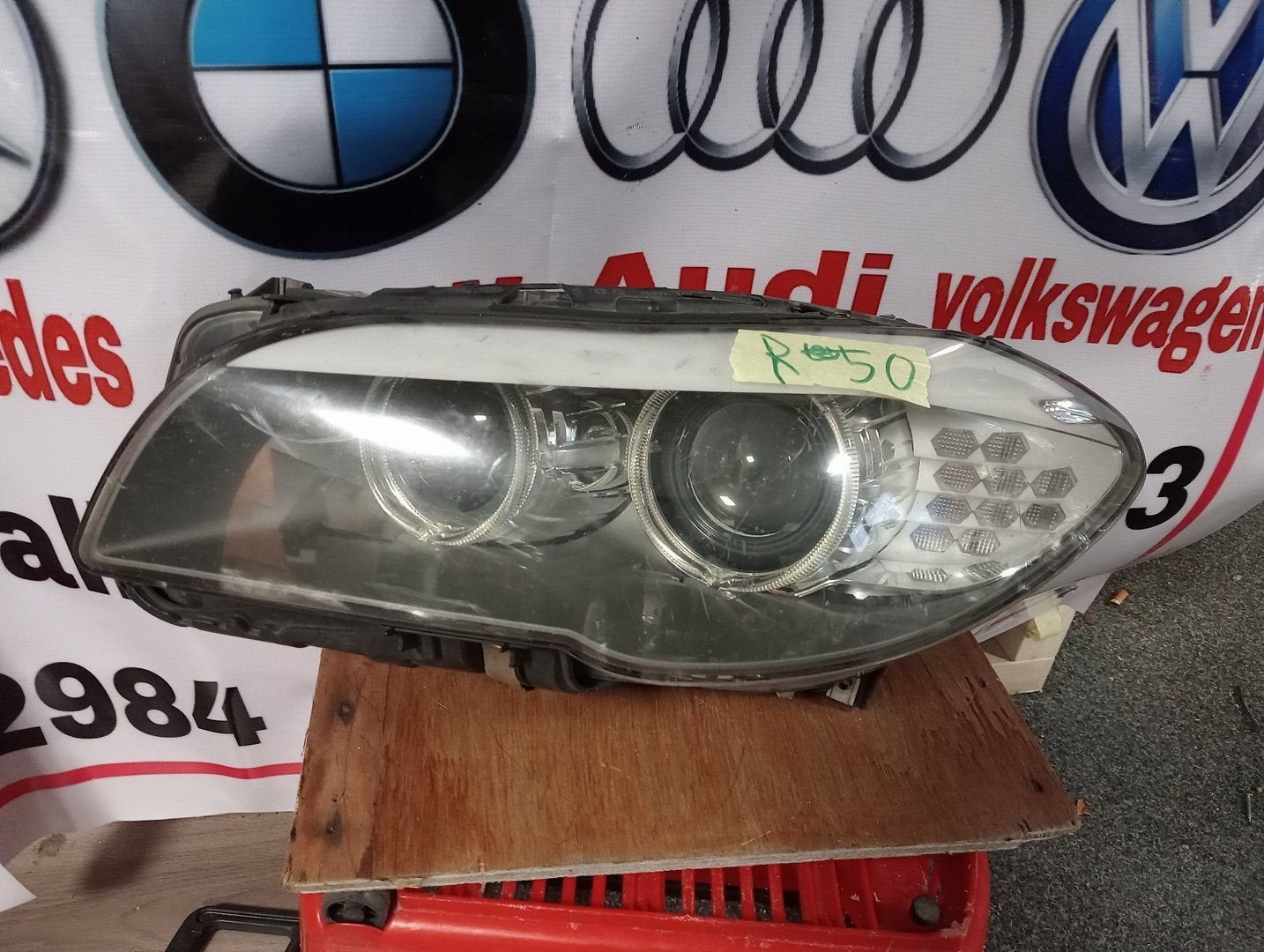BMW 5 SERIE F10 F11 XENON LED KOPLAMP Links 7203245 ORIGINE, Auto-onderdelen, Gebruikt, -, -, Ophalen of Verzenden