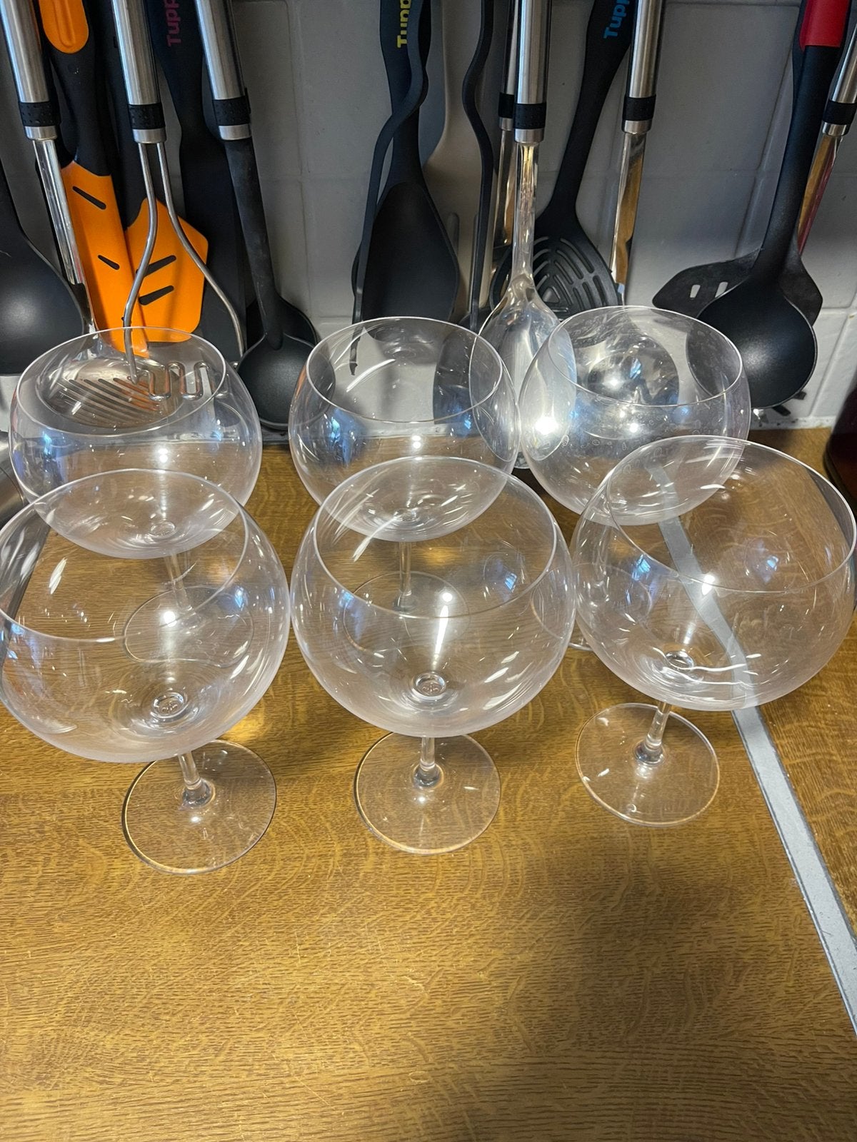 6 kristalwijn glazen van merk villeroy & boch, Ophalen, Zo goed als nieuw, Overige typen