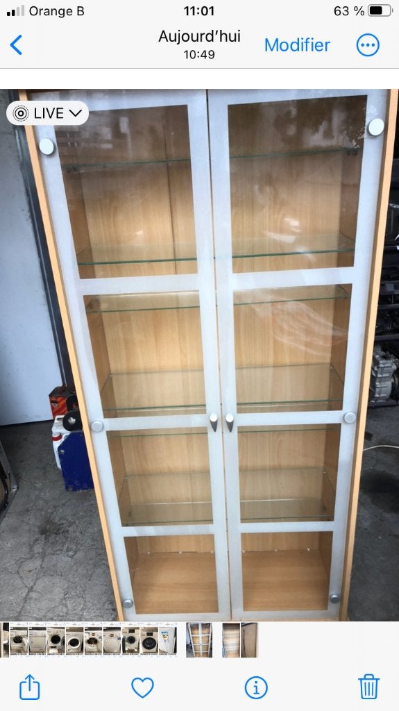 Vitrine, Enlèvement, Pin, Avec porte(s)