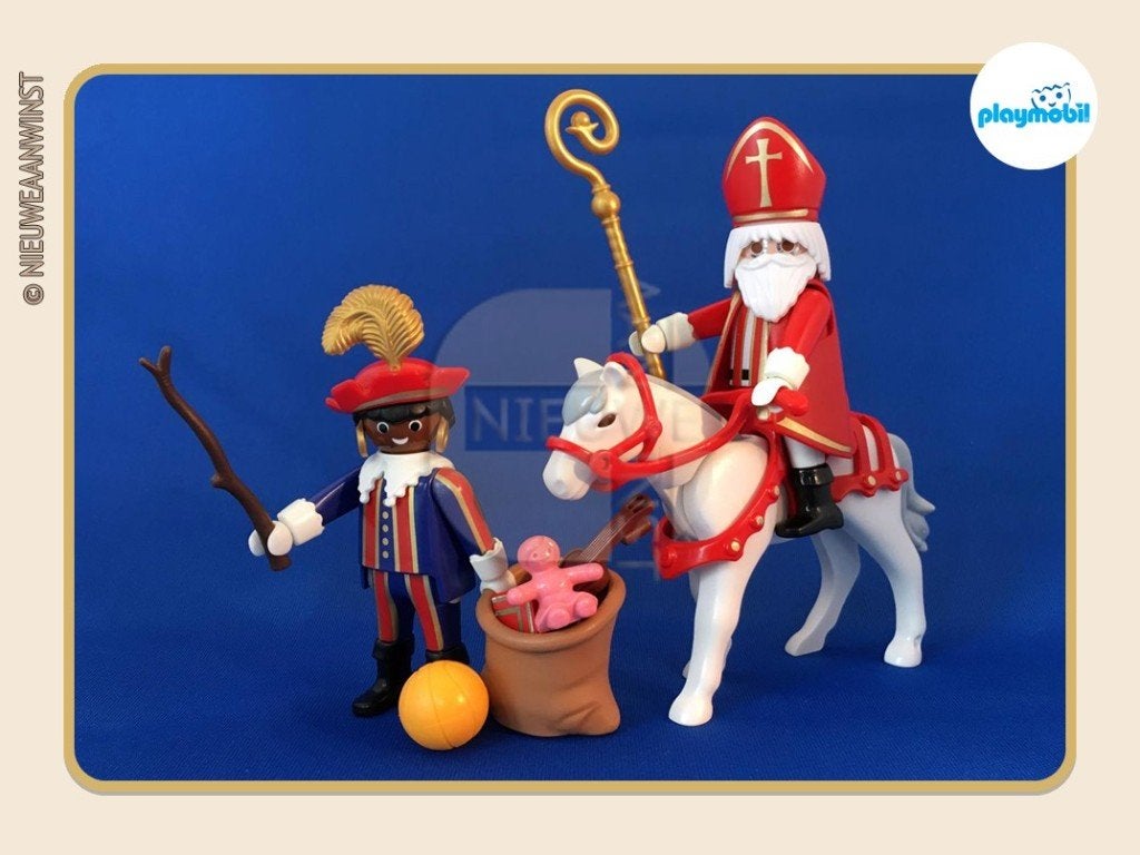 Playmobil 4893 - Sinterklaas, Piet en Amerigo - COMPLEET!, Envoi, Comme neuf
