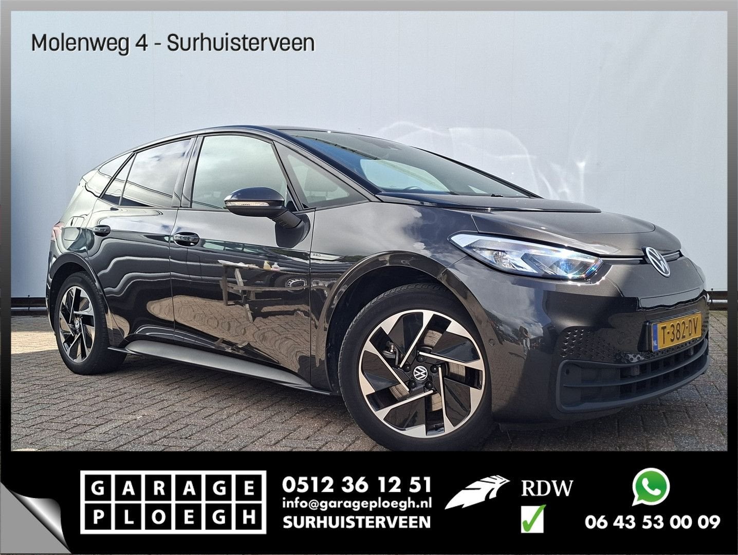 Volkswagen ID.3 Pro Edition 58 kWh Soh 94% Warmtepomp Stoelv, Auto's, Automaat, Parkeersensor, 423 km, Zilver of Grijs