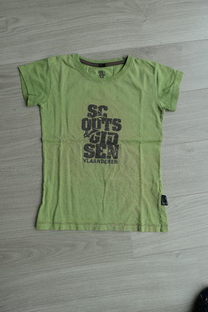 T-shirt scouts (m140 - 10j), Collections, Scoutisme, Enlèvement ou Envoi, Utilisé, Vêtements