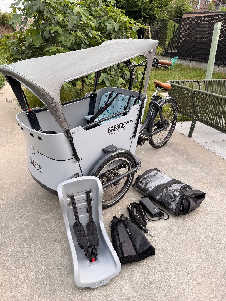 Babboe Curve Mountain bakfiets, Vélos & Vélomoteurs, Vélos | Vélos avec bac, Utilisé, Autres marques, 4 enfants ou plus, Électrique