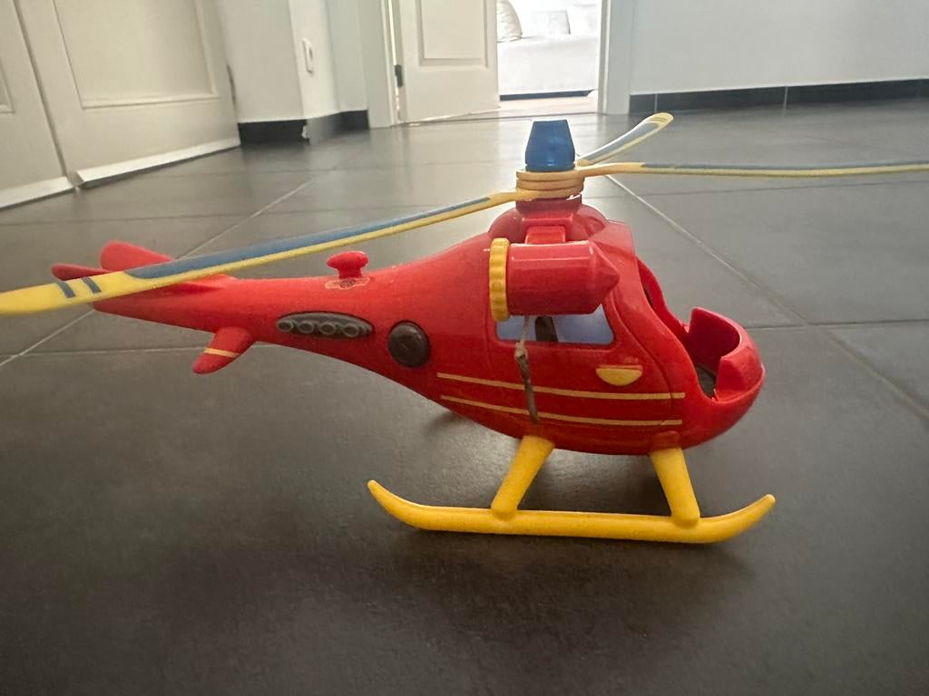 Sam de brandweerman helicopter ,25cm licht geluid, heel goed, Kinderen en Baby's, Speelgoed |Speelgoedvoertuigen, Ophalen of Verzenden