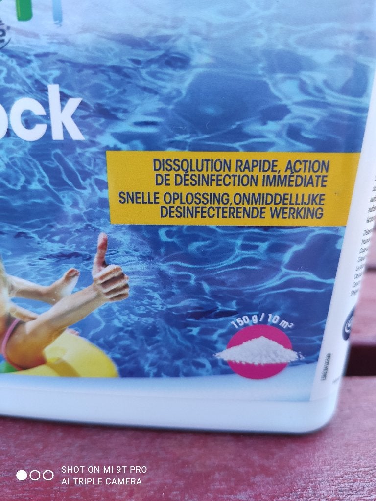 Chlore pour piscine, Enlèvement, Neuf, Agent de nettoyage