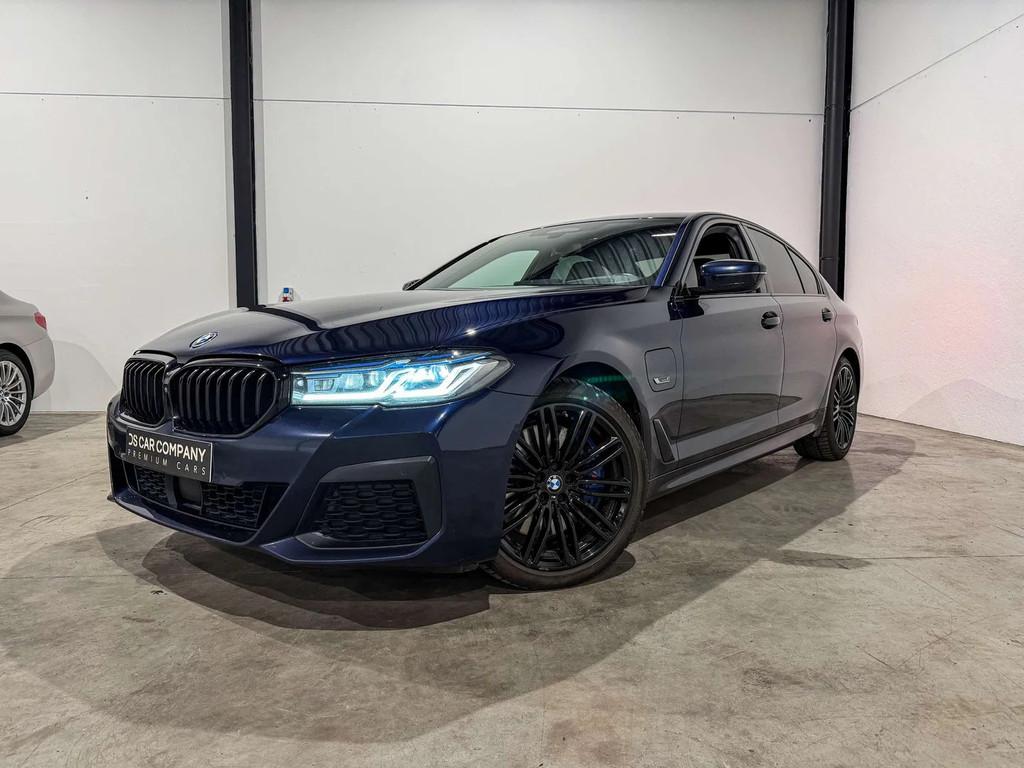 BMW 5 Serie 545 xDrive | M Sport | HIFI | Laser | Garantie, Automaat, Gebruikt, Blauw, Leder
