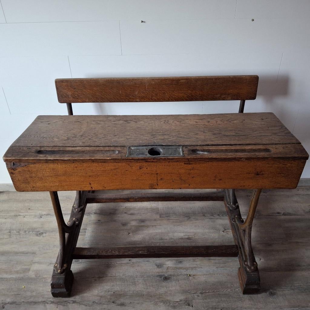 Vintage lessenaar, Vintage, Ophalen, Gebruikt, Schoolbureau