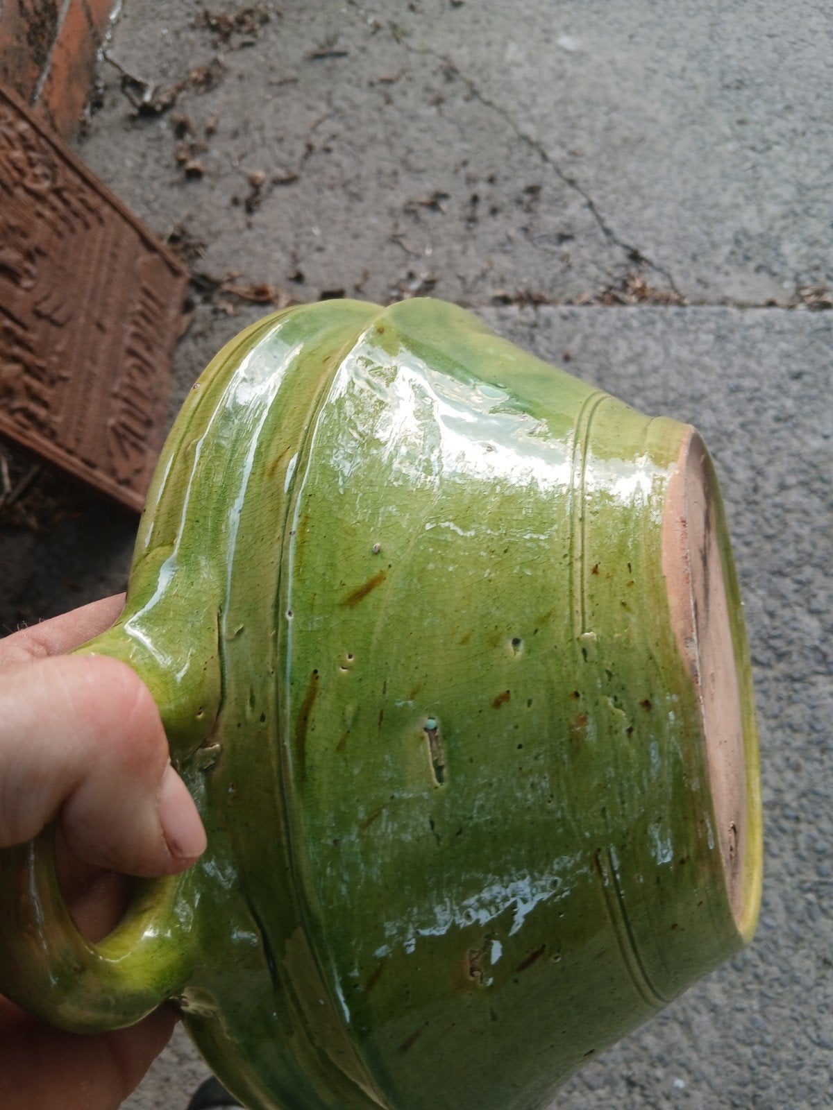 mooi vlaams aardewerk pot voor fruit, Antiek en Kunst, Ophalen of Verzenden