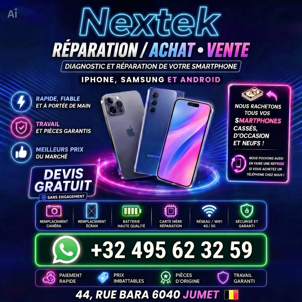 Réparation iPhone 6 7 8 11 12 13 14 15 16 17 PRO MAX AIR SE, Enlèvement, Neuf, Apple, IPhone SE (2022)