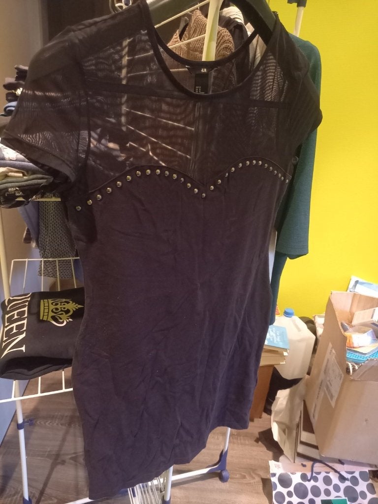 little black  dress, Kleding | Dames, Jurken, Maat 38/40 (M), H&M, Zwart, Ophalen of Verzenden