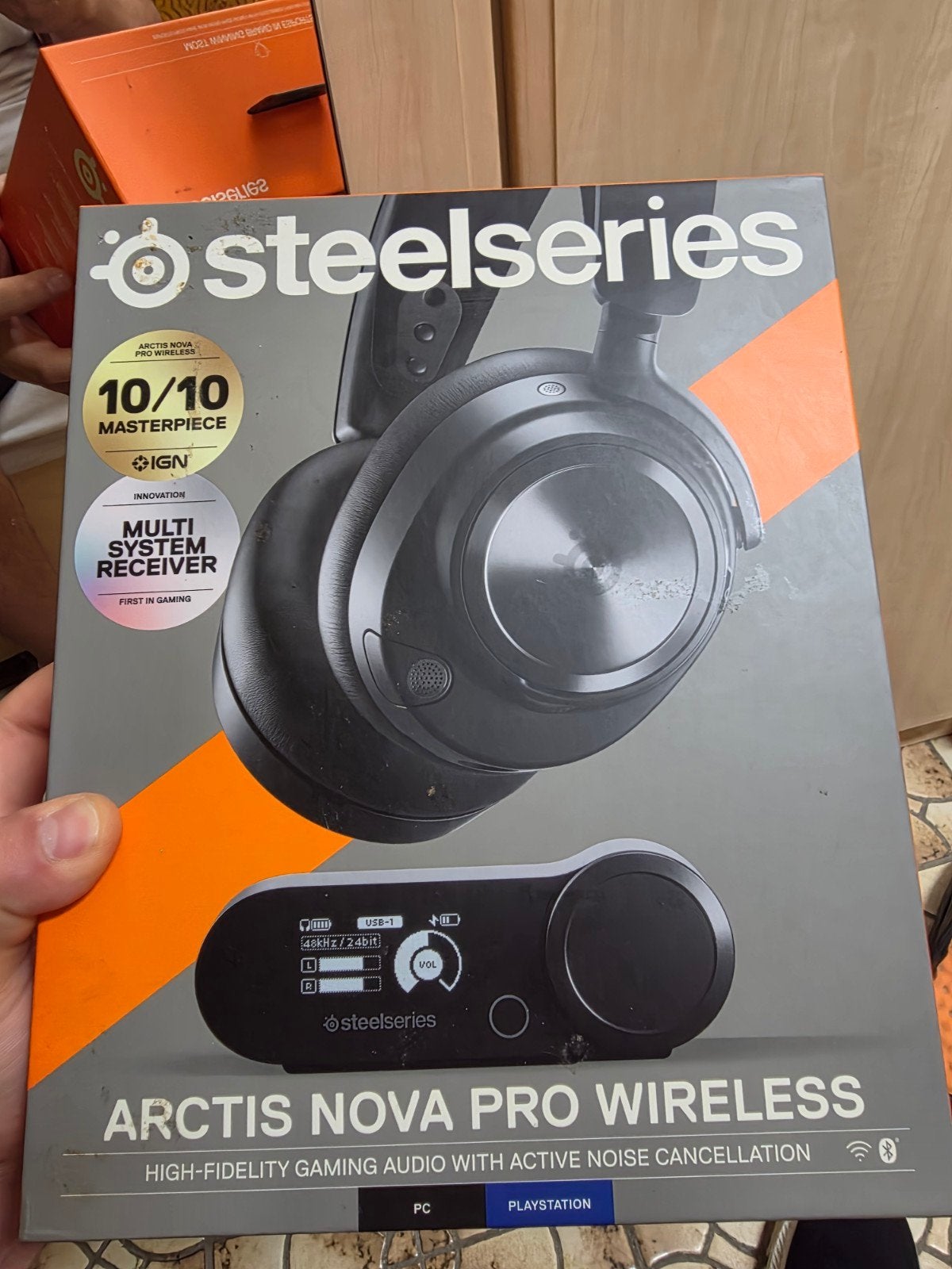 supergaming headset, Ophalen of Verzenden, Draadloos, Gaming headset, Zo goed als nieuw