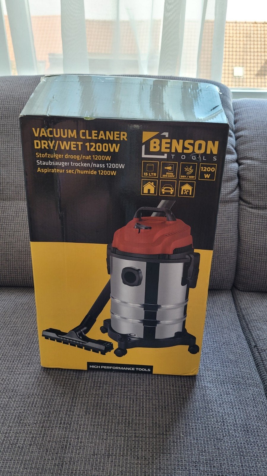 Aspirateur - Wet & Droog - HT1200 - Modèle compact - 1200 W, Enlèvement ou Envoi, Neuf