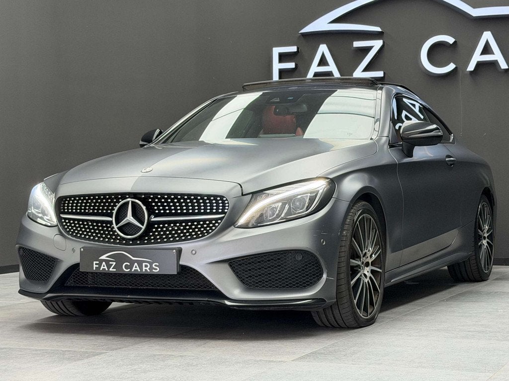Mercedes-Benz C-Klasse C250 d Coupe * PACK AMG + CAMERA + TO, Autos, Cuir, Argent ou Gris, Achat, Euro 6