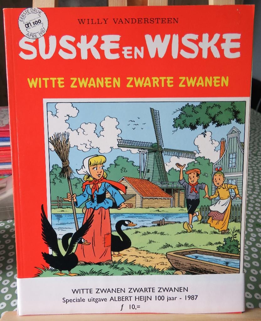 Suske en Wiske witte zwanen zwarte zwanen Albert Hein., Enlèvement ou Envoi, Neuf