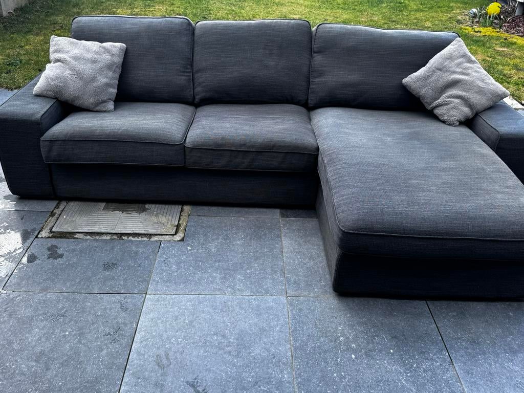 IKEA KIVIK hoekbank met chaise longue, Huis en Inrichting, Ophalen, Zo goed als nieuw