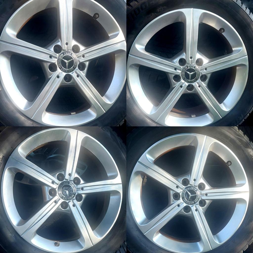 Originele Mercedes A-B-CLA klasse velgen met winterbanden, Auto-onderdelen, Ophalen, Winterbanden, Band(en)