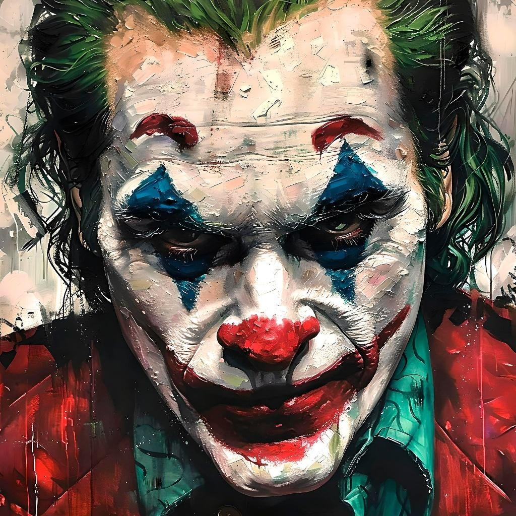 Joker Canvas Janzel Medina 2/5, Antiek en Kunst, Ophalen, Gesigneerd, Giclée