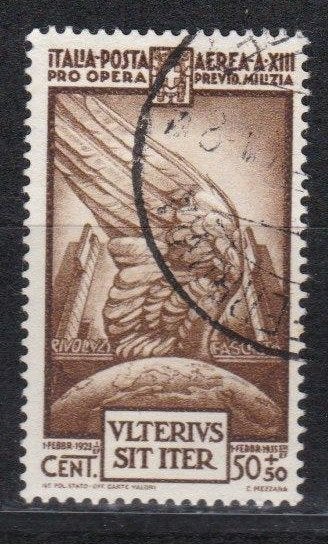 Italië 1935 - nr 527, Ophalen of Verzenden, Gestempeld