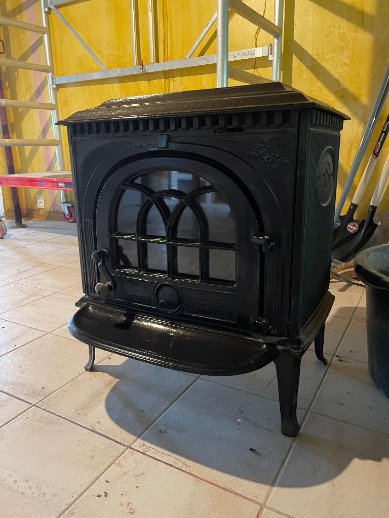 Jotul kachel, Huis en Inrichting, Kachels, Ophalen, Gebruikt, Houtkachel, Vrijstaand