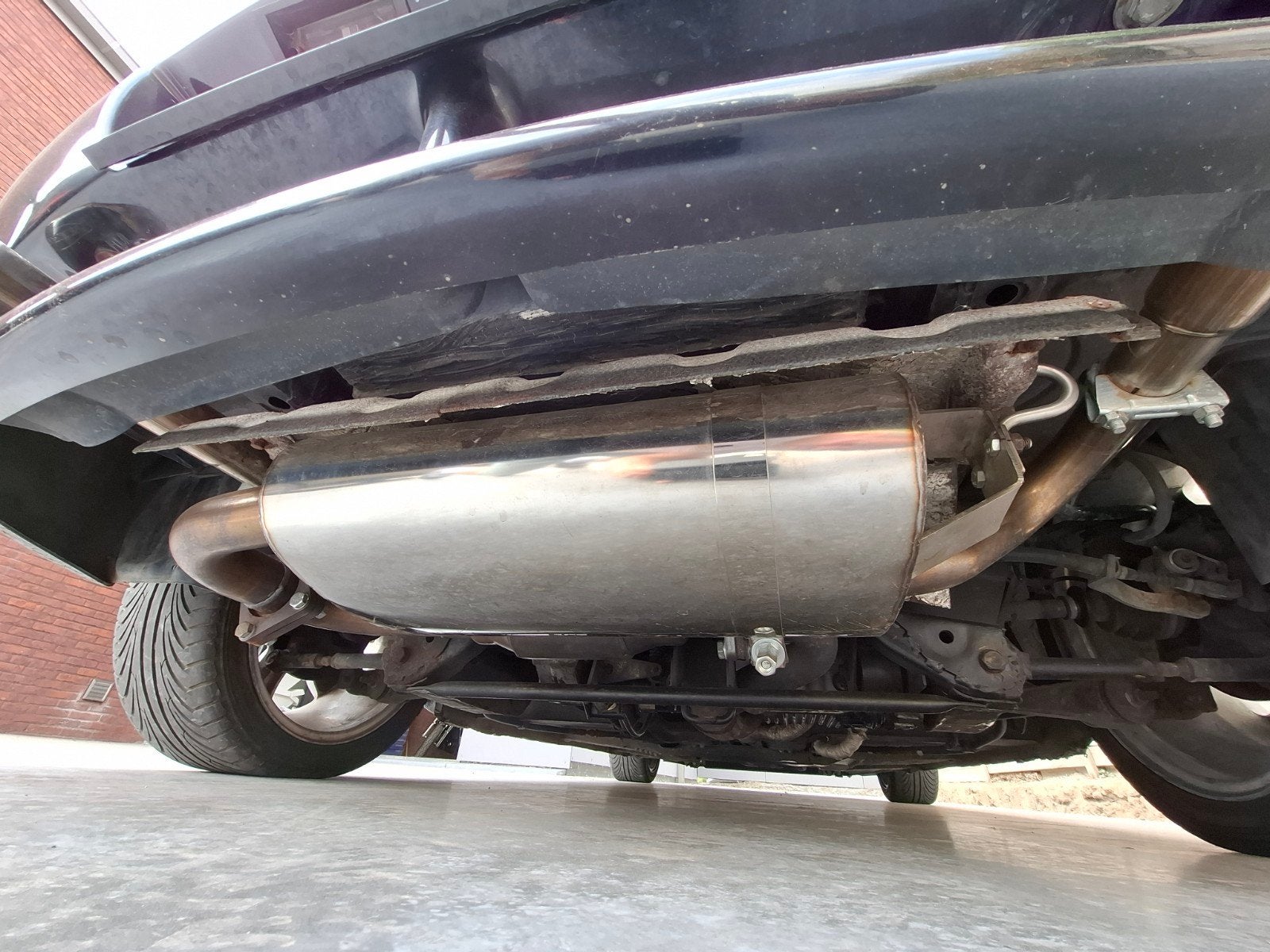 Échappement Mike Satur inox + catalyseur pour MGf, Auto's, Te koop