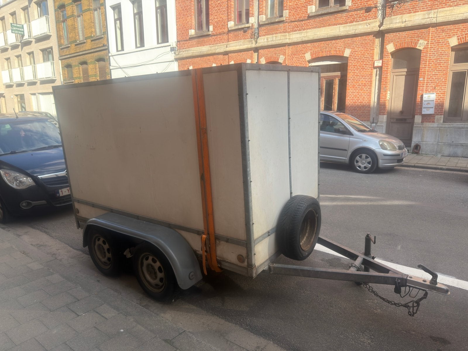 gesloten aanhangwagen, Enlèvement, Comme neuf