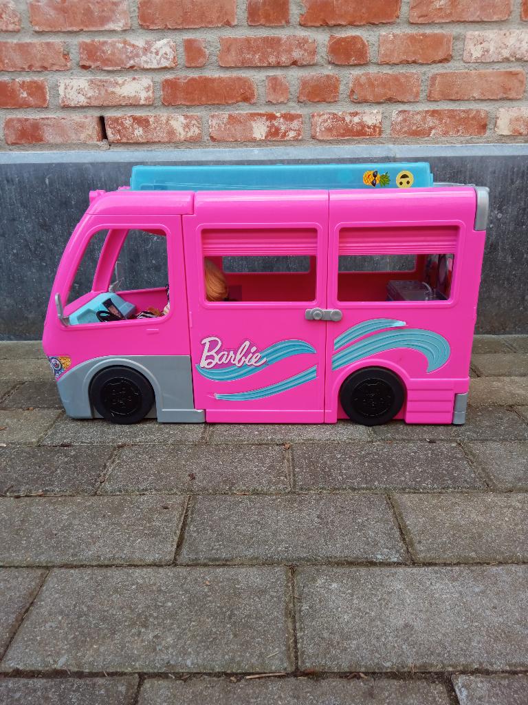 Barbie camper, Kinderen en Baby's, Ophalen, Zo goed als nieuw, Barbie