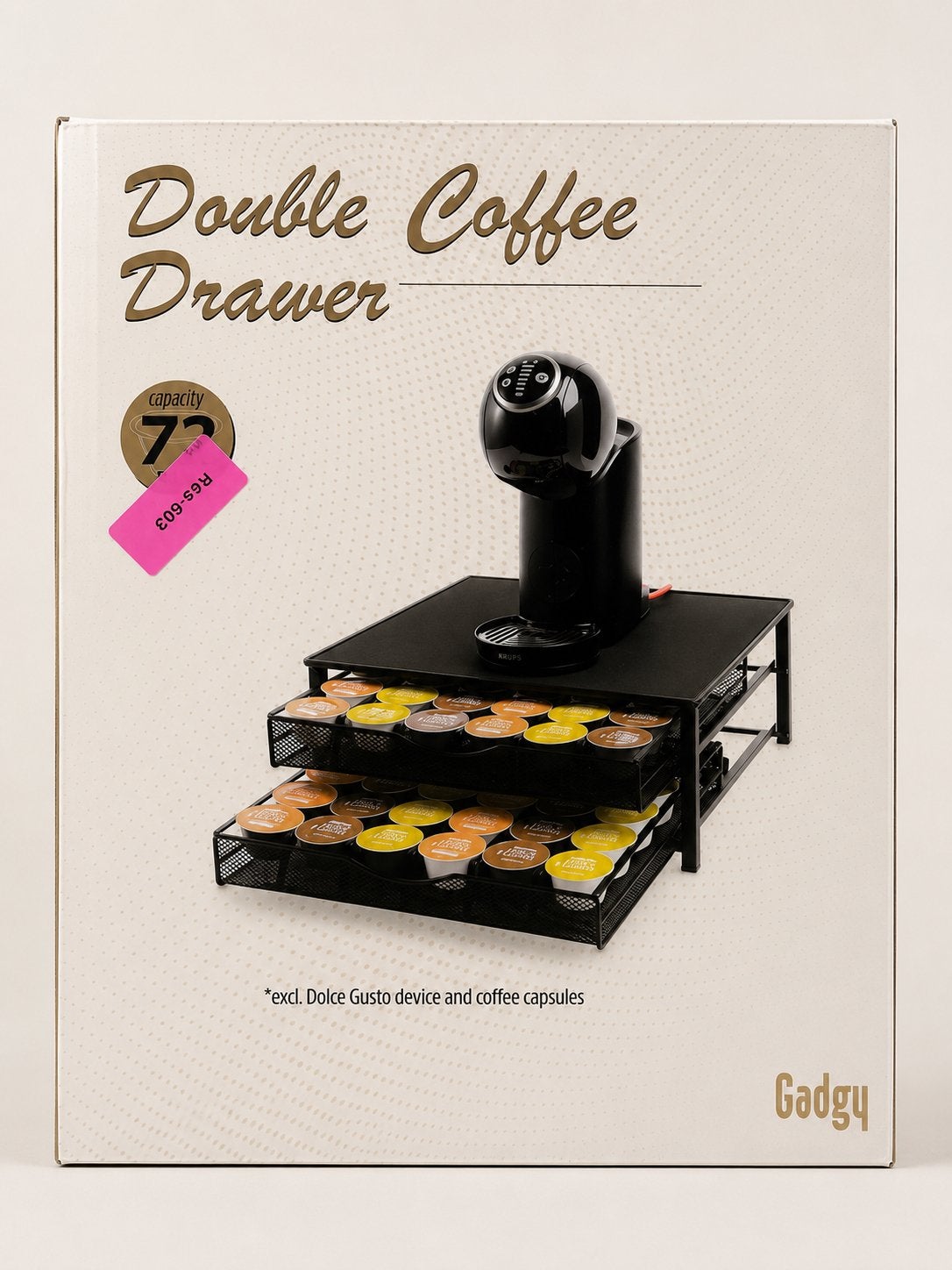 Dolce-Gusto capsulehouder met 2 lades, Cd's en Dvd's, Vinyl | Overige Vinyl, Zo goed als nieuw, Ophalen