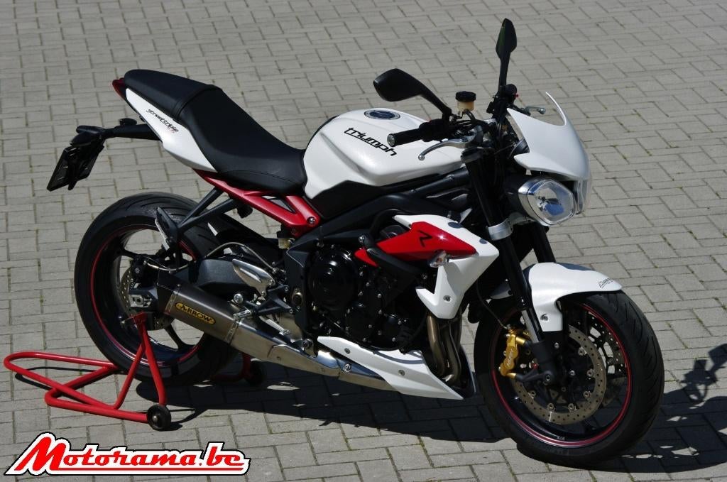 Triumph Street Triple R 675 - 2013 - 20000 km @Motorama, Motoren, 675 cc, Occasion, Motorrijbewijs A, Bedrijf