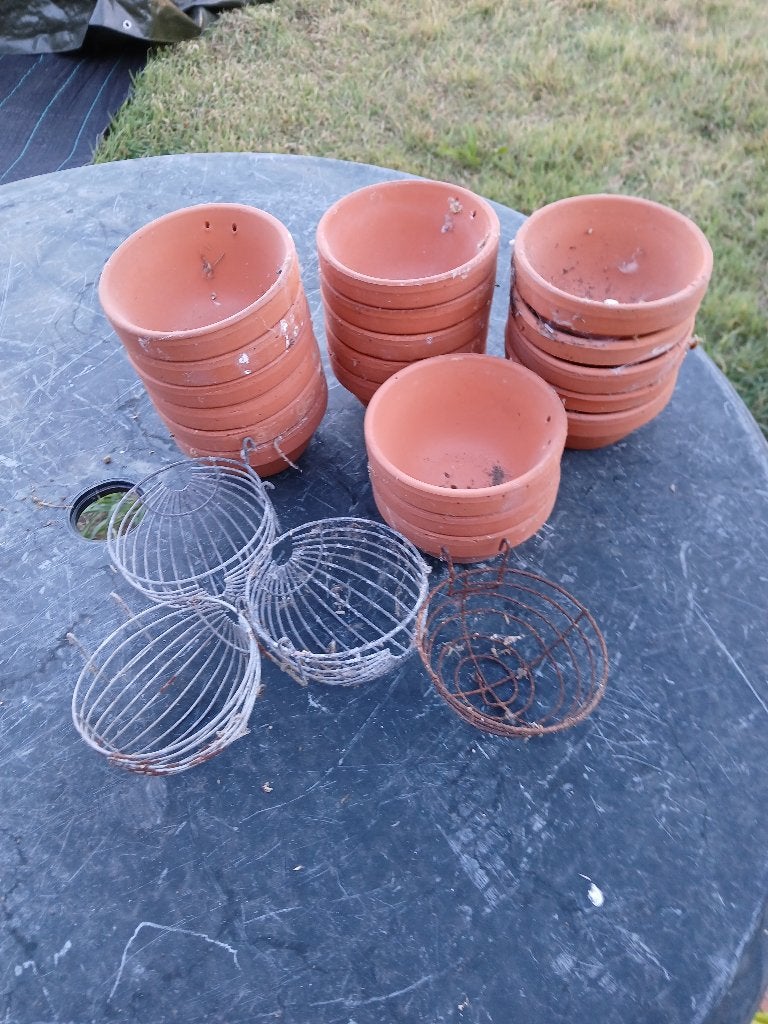 nest potjes, Ophalen, Gebruikt, Kooi-accessoires