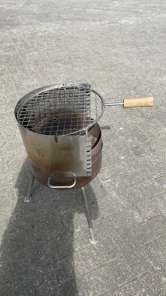 Inox barbecue, Ophalen, Gebruikt