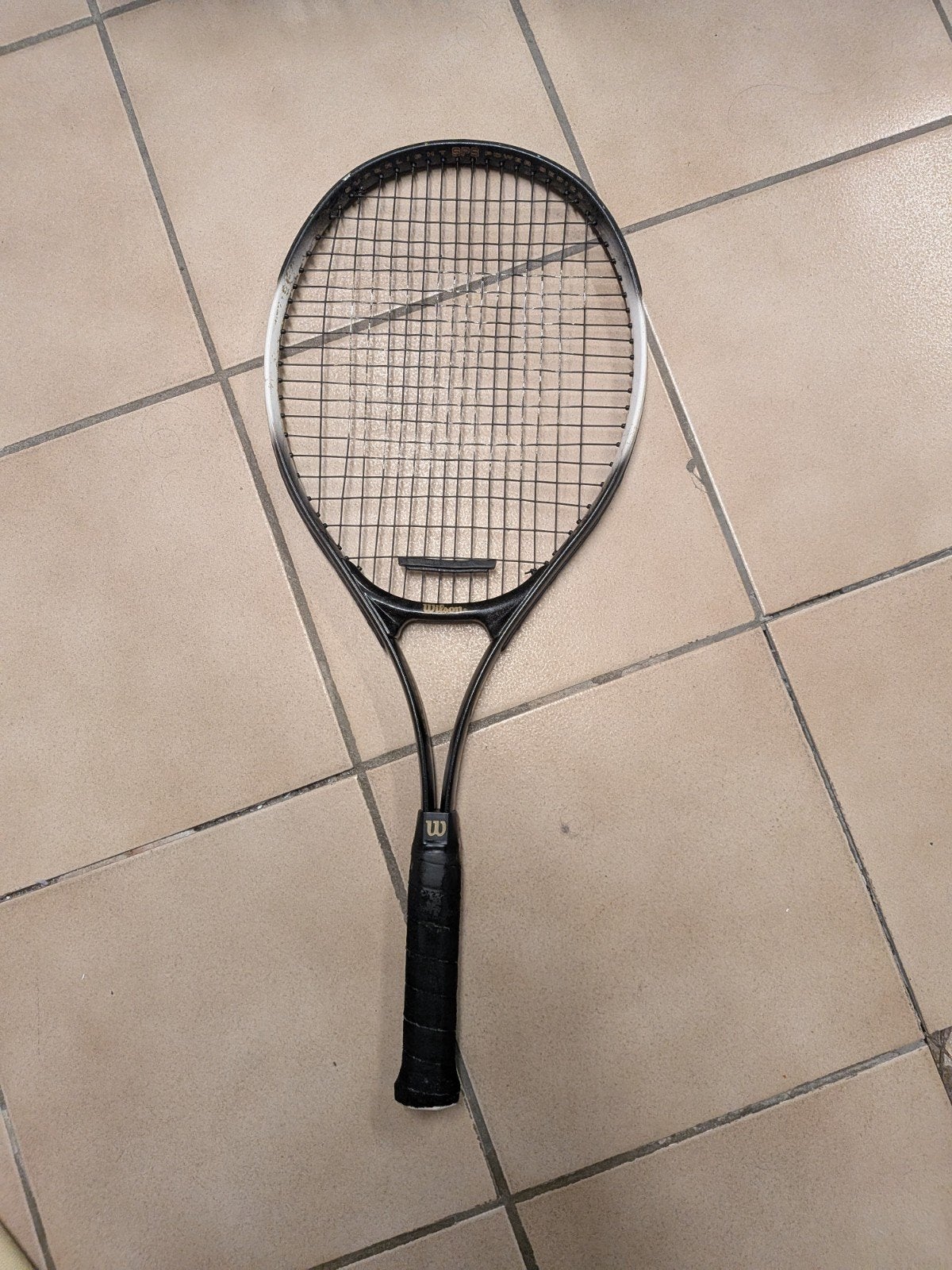 Raquette de tennis vintage Wilson SPS Super Light, Enlèvement, Raquette, Wilson