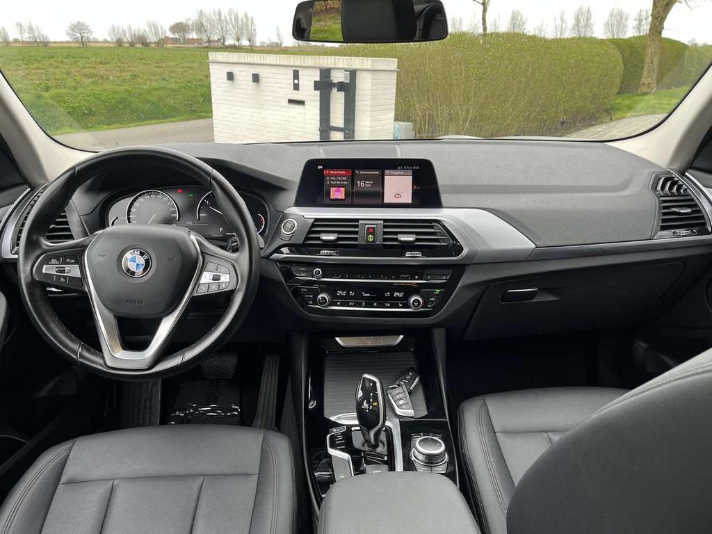 BMW X3 2.0 dA sDrive18/1eignr/Camera/Leder/Cruise/Navi..., Auto's, 116 g/km, 1995 cc, Zwart, 4 cilinders