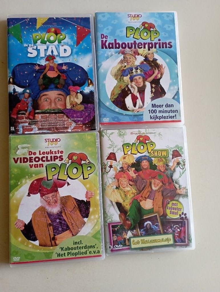 7 DVD's van PLOP voor peuters en kleuters, Boeken, Ophalen of Verzenden, Zo goed als nieuw