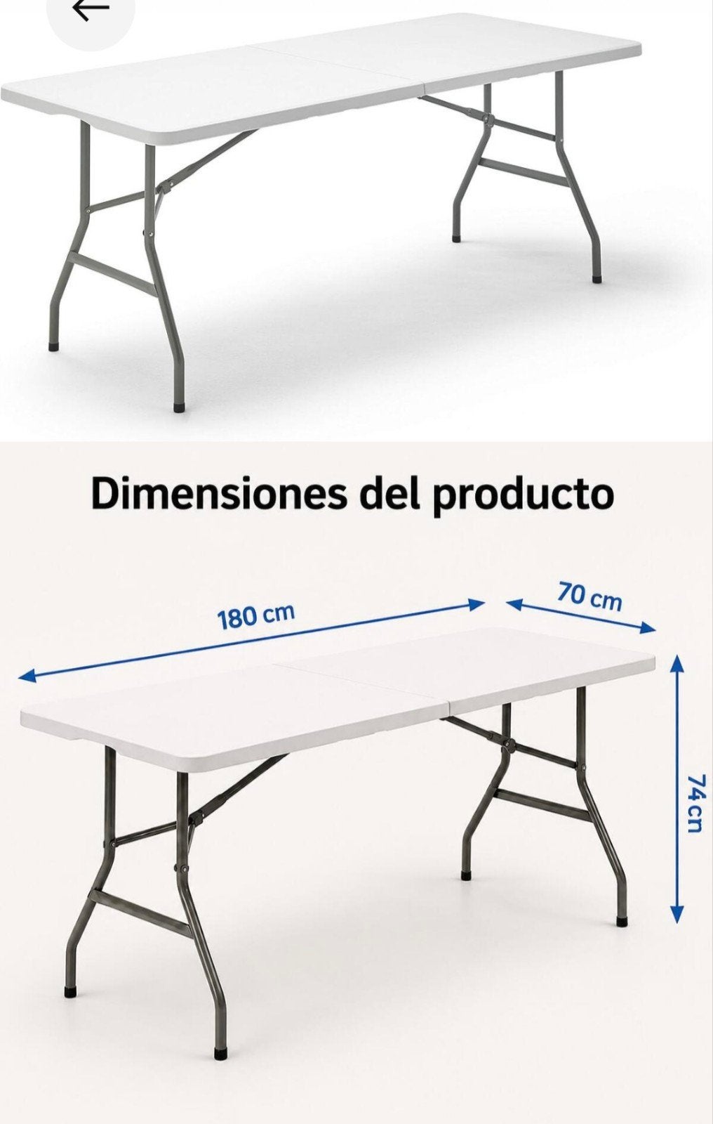 Table pliable neuf, Enlèvement