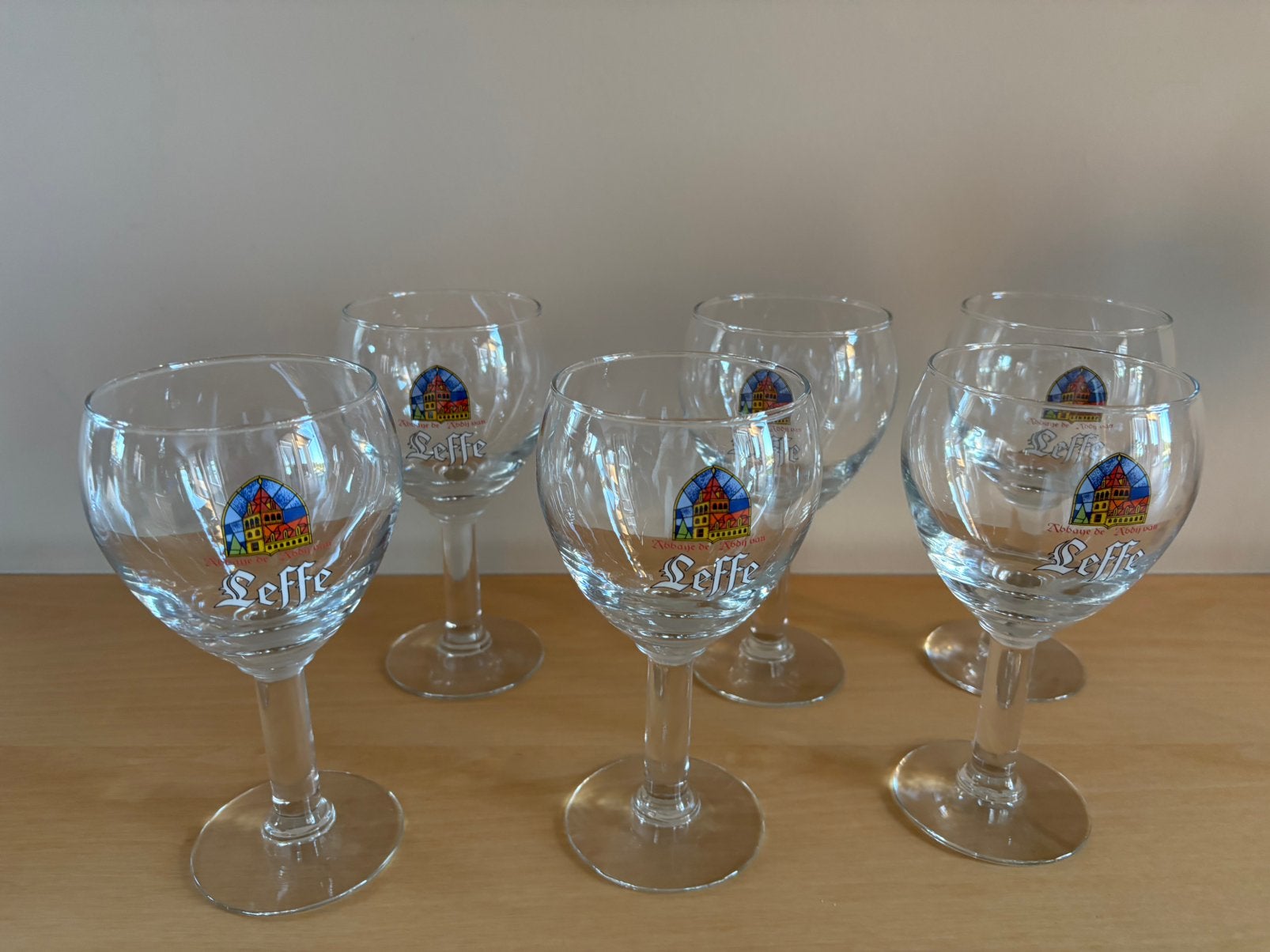 6 verres à leffe 33 cl, Enlèvement ou Envoi, Comme neuf, Leffe