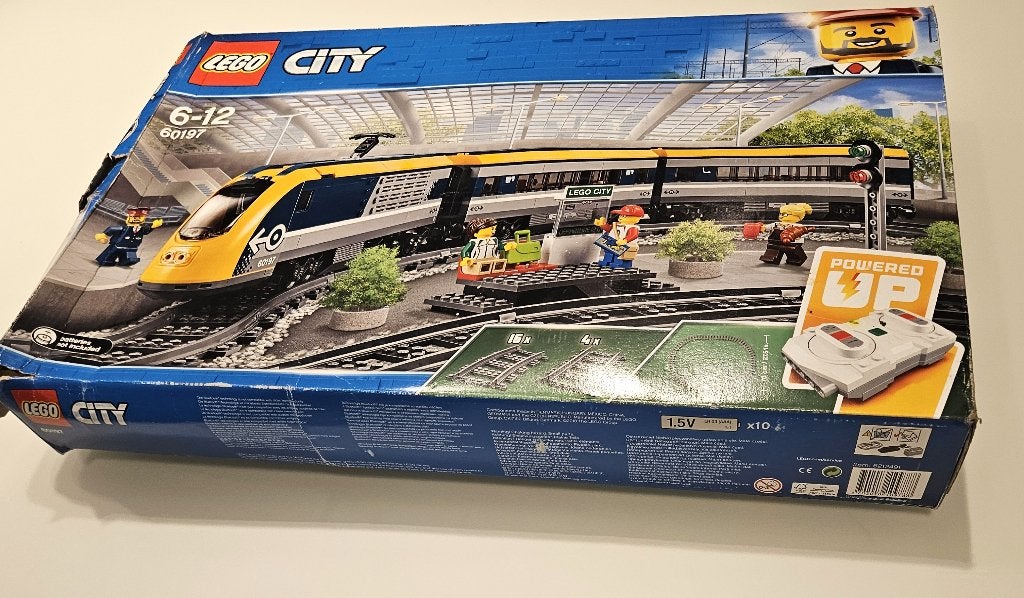 Lego City 60197 Passagierstrein met doos en boekjes, Ophalen of Verzenden, Compleet, Lego, City