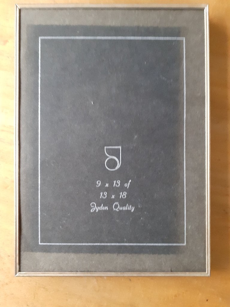 Fotolijst 13 x 18 cm, zilverkleurig metaal, TV, Hi-fi & Vidéo, Enlèvement ou Envoi, Argent, Suspendu, Métal