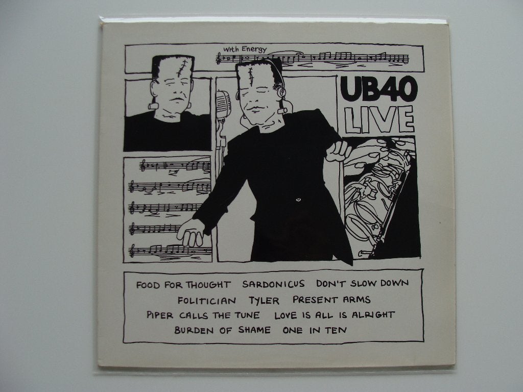 UB40 – Live (1983), Pop rock, Enlèvement ou Envoi, Housse de protection extérieure, LP